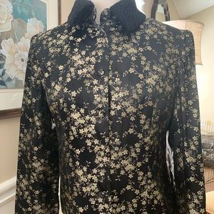 Scott McClintock millennium size 12P, beautiful black with gold print blazer